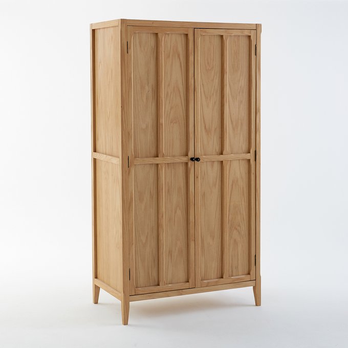 Eugenie 2 Door 4 Shelf Wardrobe Oak La Redoute Interieurs La