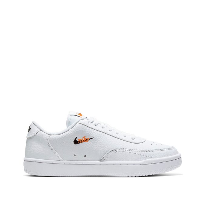 nike leather white trainers