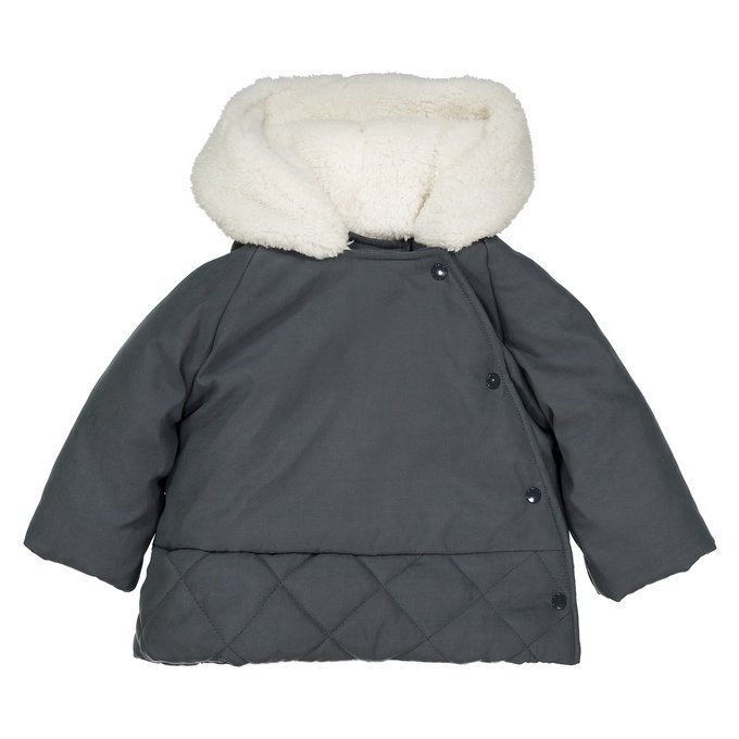 doudoune a capuche fourrure