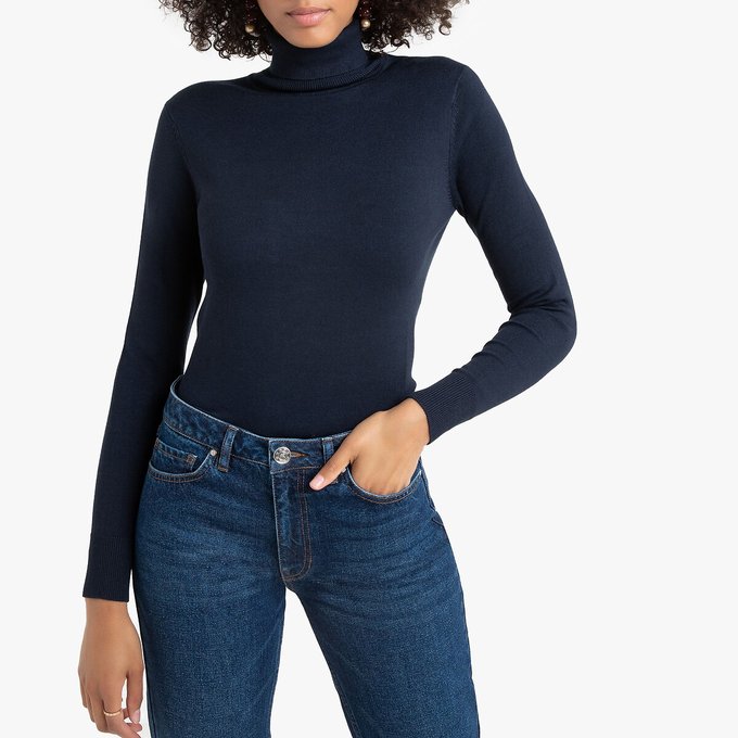 long roll neck jumper