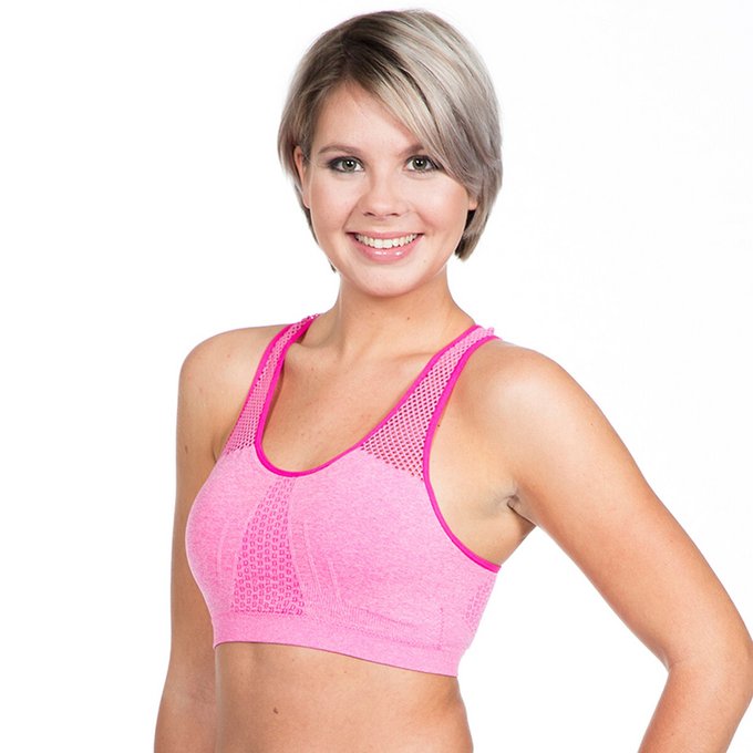 bright pink bralet