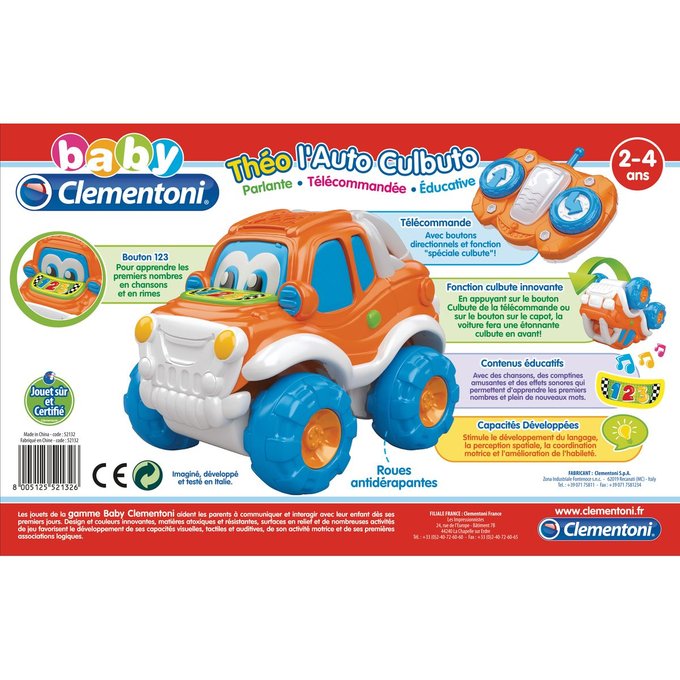 voiture telecommandee baby clementoni