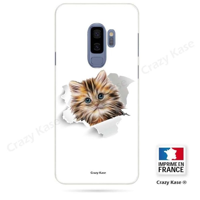 Coque Pour Samsung Galaxy S9 Souple Motif Chat Trop Mignon Chat Mignon Crazy Kase La Redoute