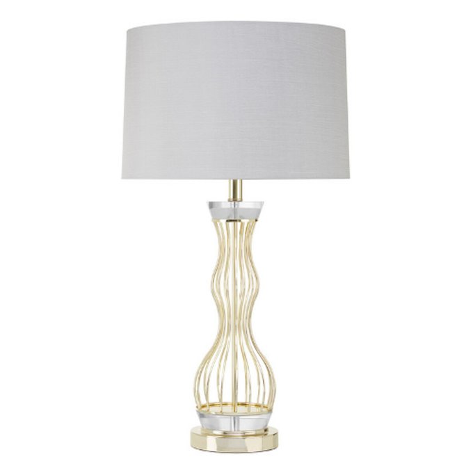 gold wire table lamp