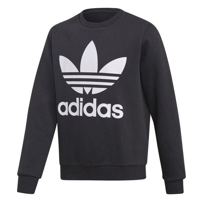 adidas long sleeve black sweatshirt