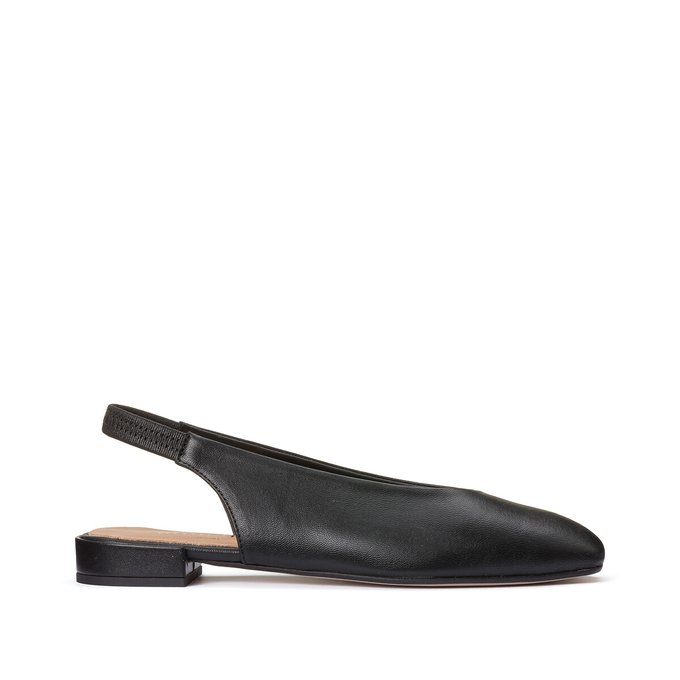 Ethena Sling Back Ballet Flats in Leather