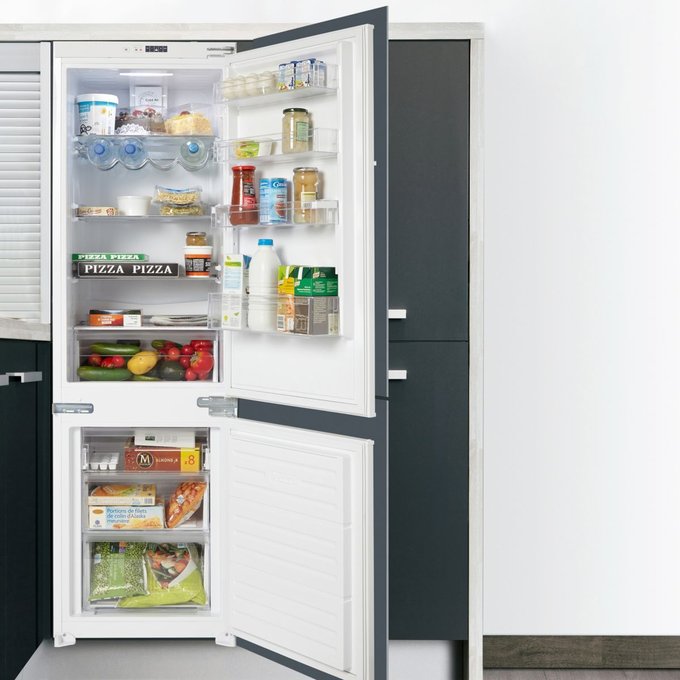 Refrigerateur Combine Encastrable Erci 273 Essentiel B La Redoute