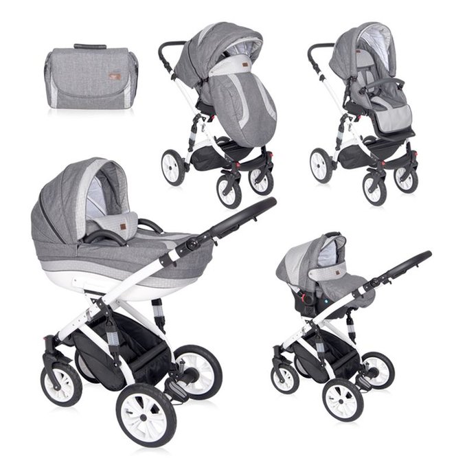 poussette trio grandes roues