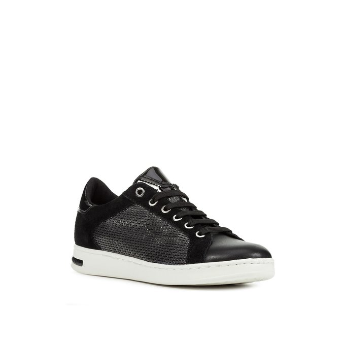 Ademende sneakers jaysen metaalzwart Geox | La Redoute Ademende sneakers jaysen metaalzwart Geox | La Redoute