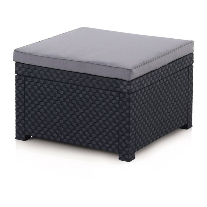 Pouf Jardin Diva 56 X 56 X 39 Cm Gris Habitat Et Jardin La