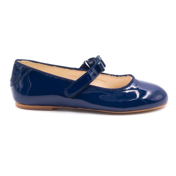 ballerine fille bleu marine