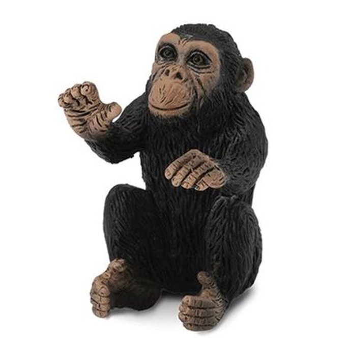 Figurine Singe Chimpanze Bebe Calinant Figurines Collecta La Redoute