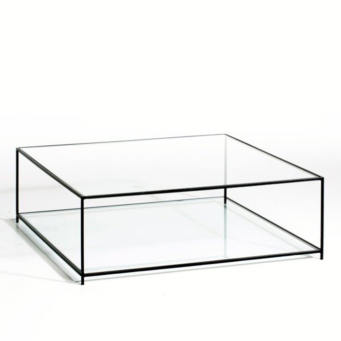 Table Basse Carree Verre Trempe Sybil Transparent Am Pm La Redoute