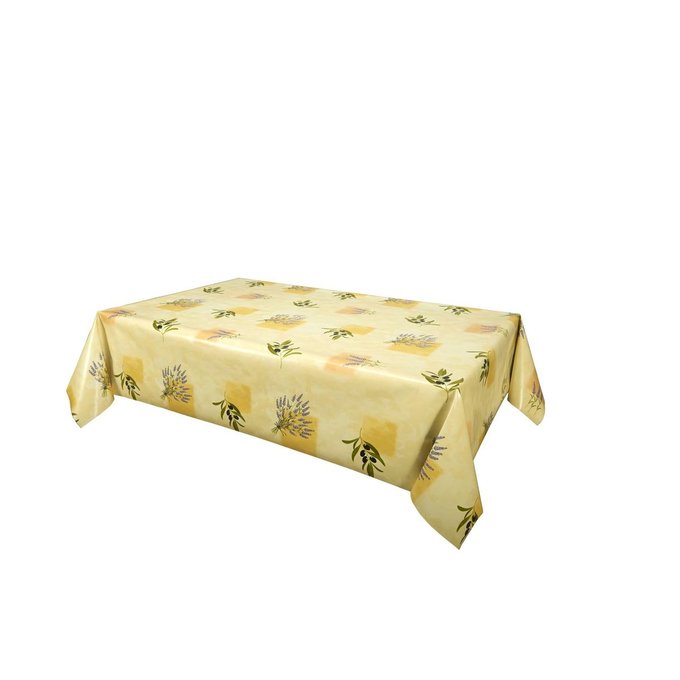 Toile cirée cire Nappe Nappe Lavable olives