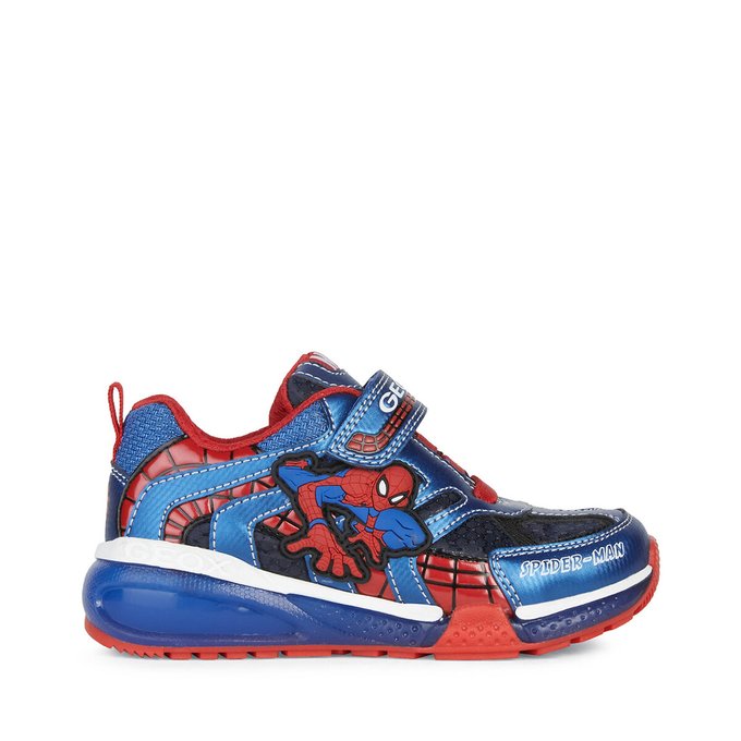 Kids Bayonic x Spiderman LED Breathable  with Touch 'n' Close Fastening