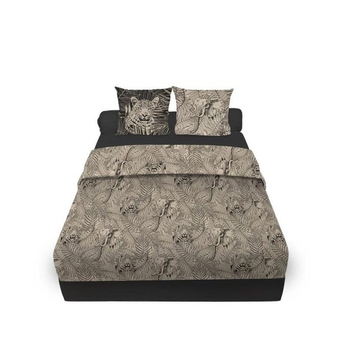 220 x 240 cm Soleil docre Safari Couette Polycoton Gris