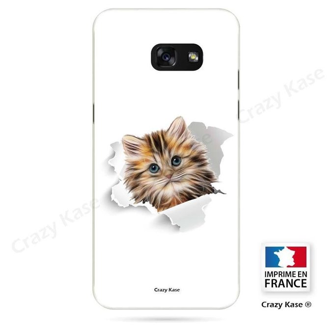 Coque Pour Samsung Galaxy A3 16 Souple Motif Chat Trop Mignon Chat Mignon Crazy Kase La Redoute