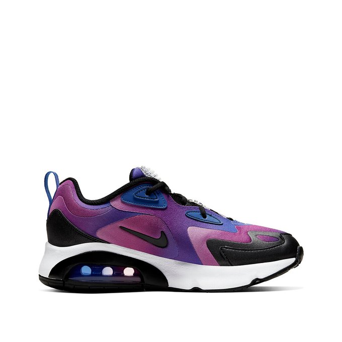 black purple nike shoes