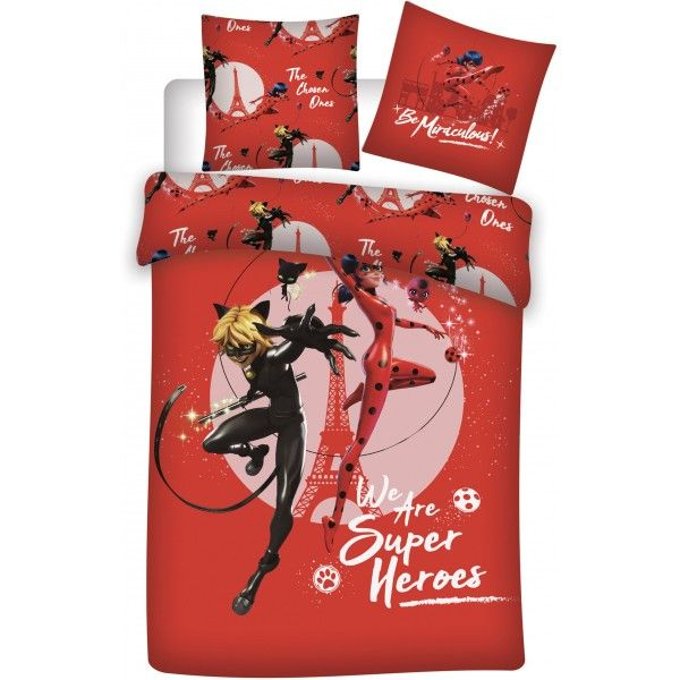 Parure De Lit Enfant Ladybug Rouge Miraculous La Redoute