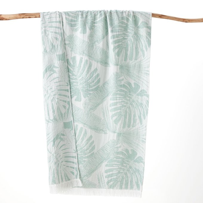 Fouta Serviette De Plage Feuillage