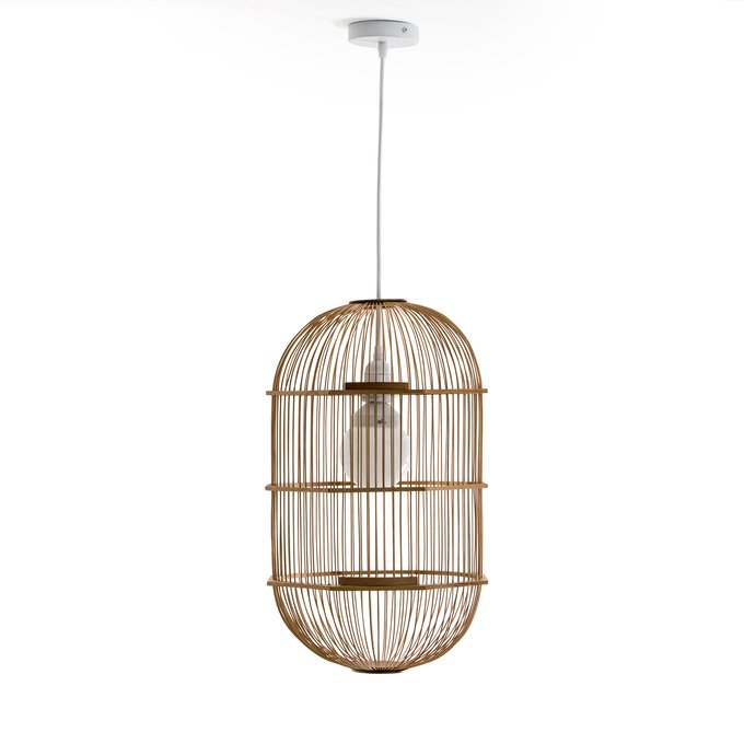 Arapinn Bamboo Birdcage Style Ceiling Light Natural Am Pm La