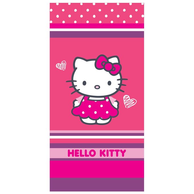 Serviette de bain Hello Kitty