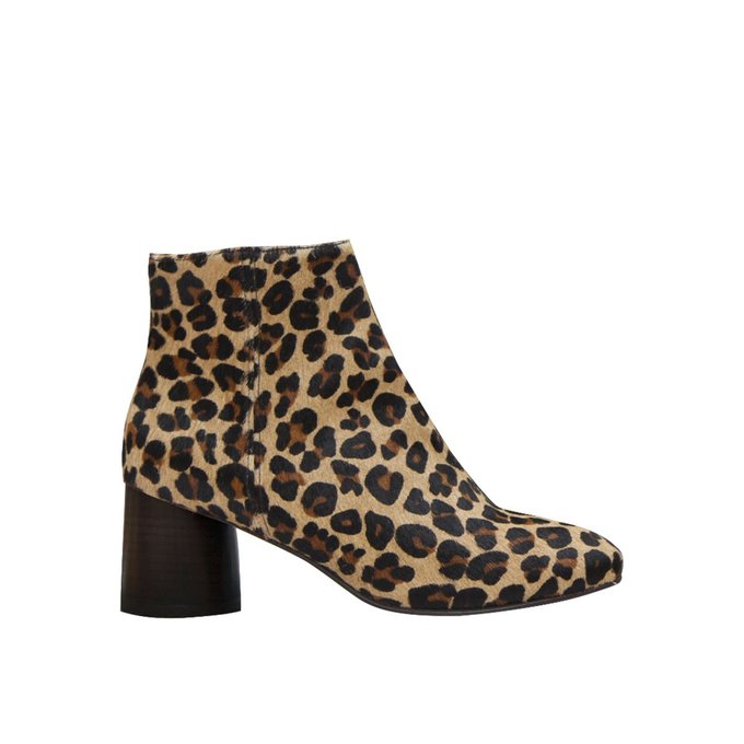à talon Camden cuir Boots léopard nOP0w8kX