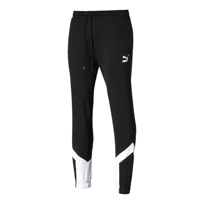 white puma joggers