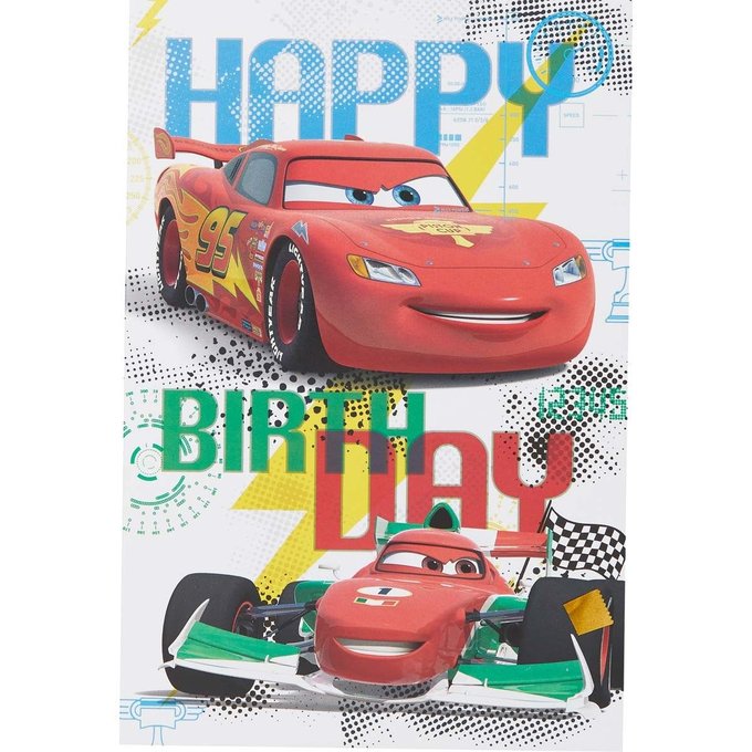 Carte Anniversaire Cars Multicolore Draeger La Carterie La Redoute