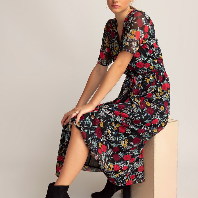 robe cache coeur longue