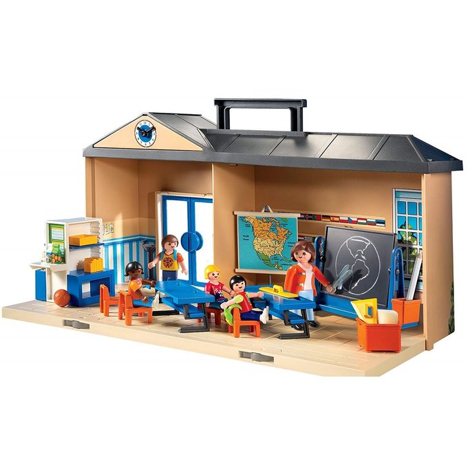 Salle de classe transportable playmobil