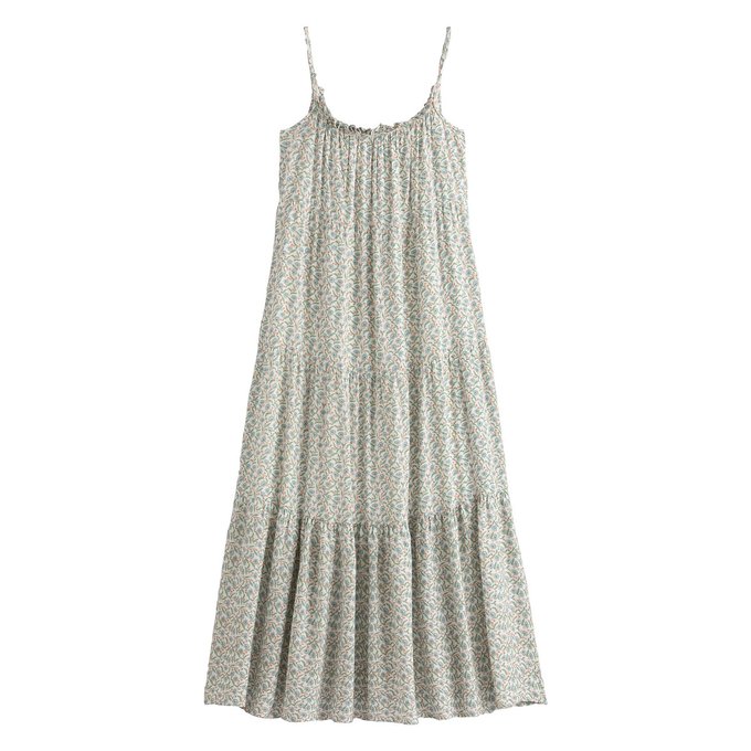 Vestido estampado de alças finas, Molly