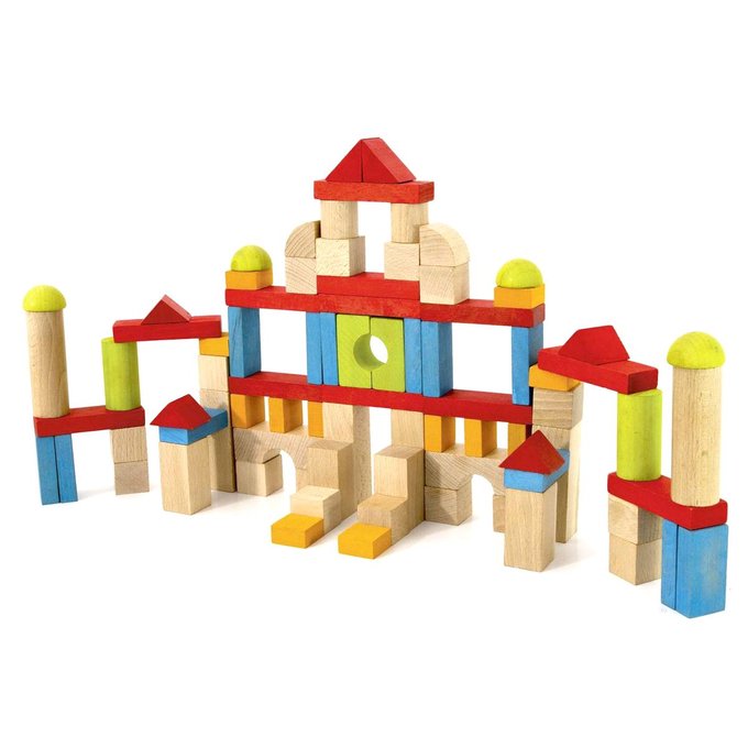 bloc construction bois jouet