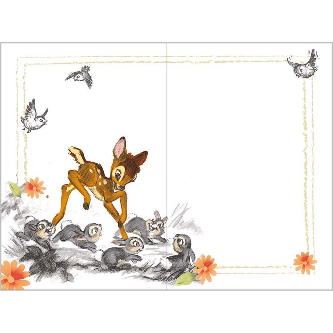 Carte Anniversaire Bambi Multicolore Draeger La Carterie La Redoute