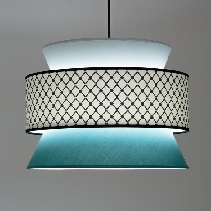 Dolkie 3 Tier Contemporary Pendant Shade Pale Green La Redoute