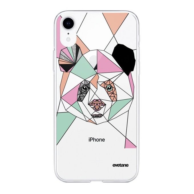 coque iphone xr transparente panda