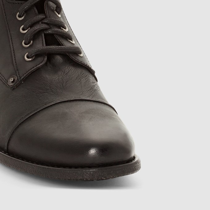 Emerson leather lace-up boots black 