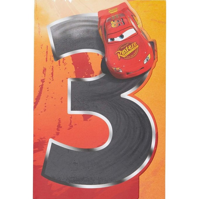 Carte Anniversaire 3 Ans Cars Multicolore Draeger La Carterie La Redoute