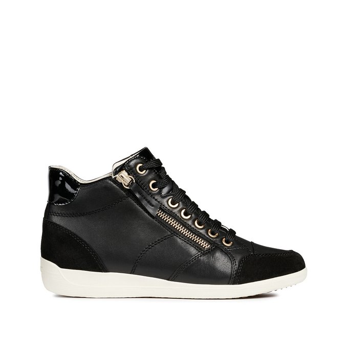 geox leather trainers