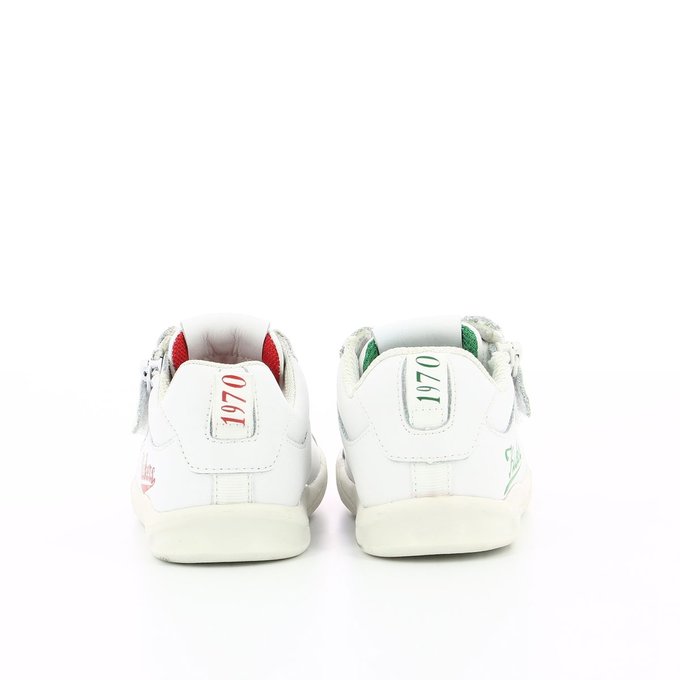 Baskets cuir chicago bb blanc Kickers | La Redoute Kickers chicago bb | La Redoute