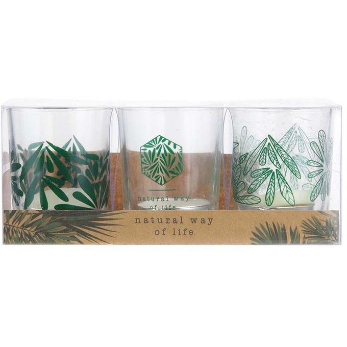 Lot de 3 Photophores pour bougies Chauffe-Plats