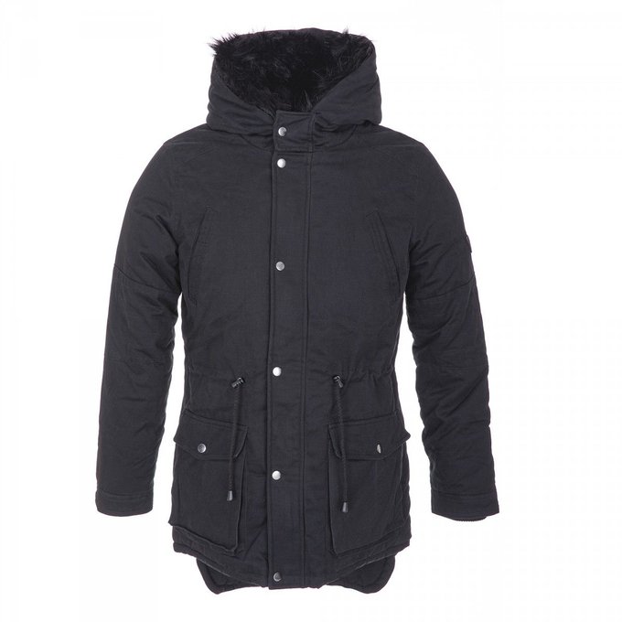 Parka zippée à capuche noir Rivaldi | La Redoute Manteau et blouson homme RIVALDI | La Redoute