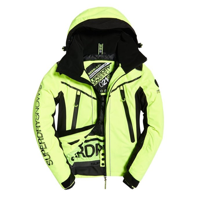 Veste matelassée downhill racer noirjaune sauvetage Veste Superdry DownHill Racer Padded Homme 329€ chez