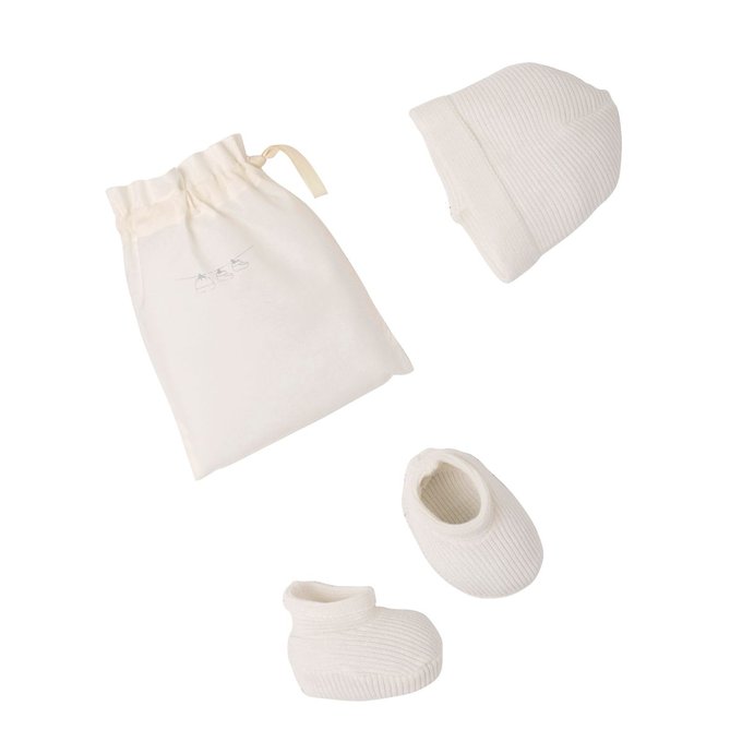 Ensemble Naissance Chaussons Et Bonnet Tricot Bio Vertbaudet La Redoute