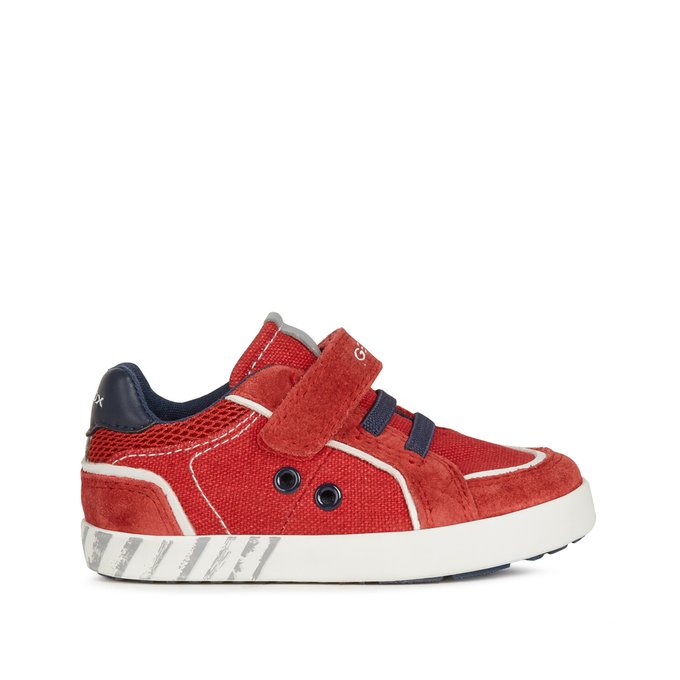 geox red trainers