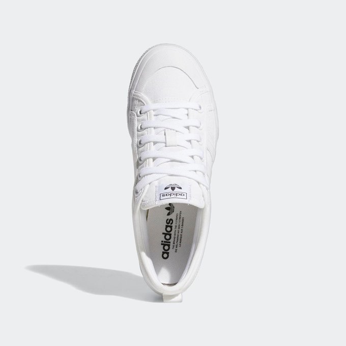 Baskets nizza platform blanc Adidas Originals | La Redoute Baskets nizza platform noir Adidas Originals | La Redoute