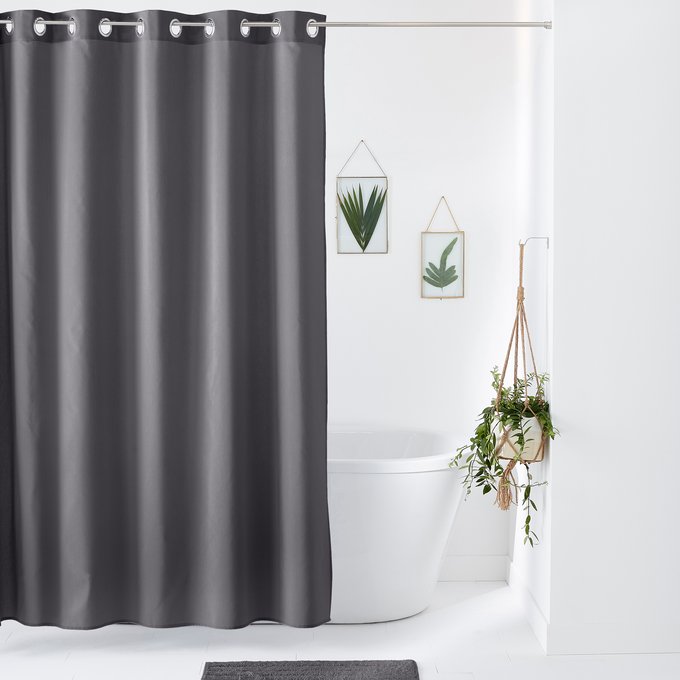 canvas shower curtain