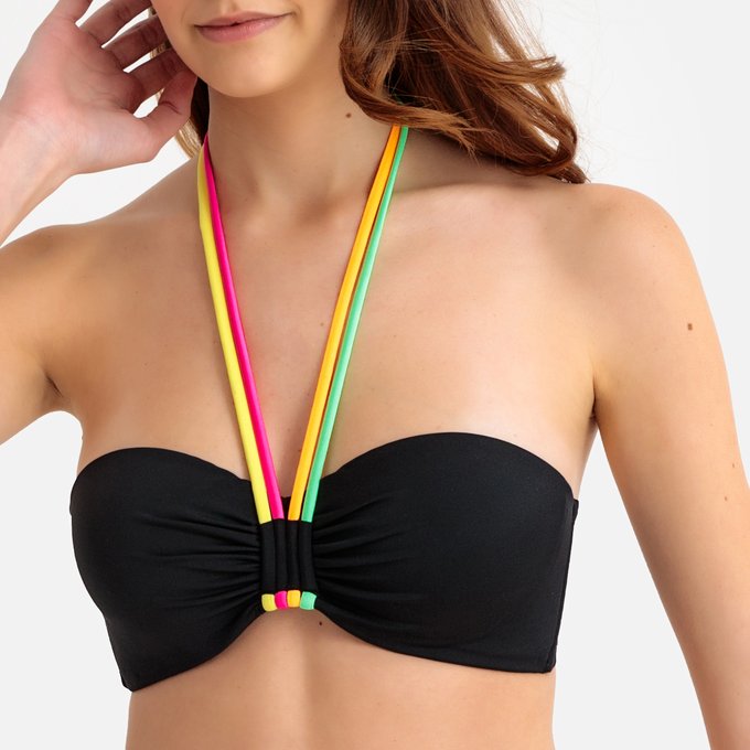 neon swimsuit top