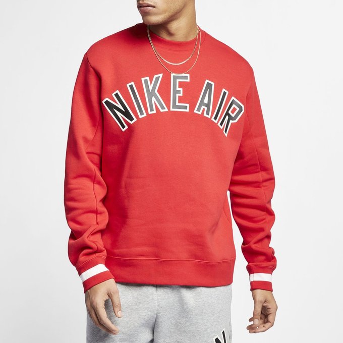 sweat nike air rouge