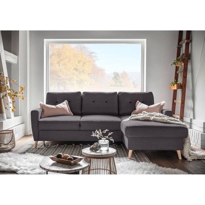 Canape D Angle Droite Convertible Oslo Bobochic La Redoute